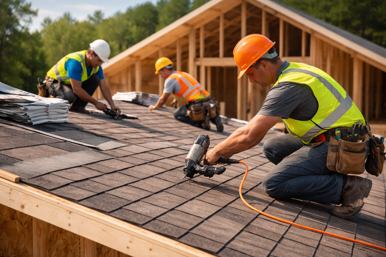 20260225 1610 укладка кровли рабочими simple compose 01kjaeqy49ftcv3913myqydnqf